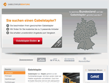Tablet Screenshot of gabelstapler-beratung.de